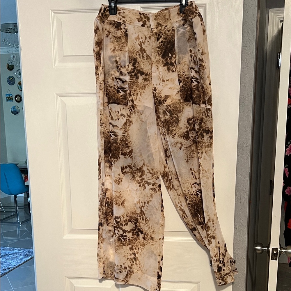 Stylish Tie-Dye Wide-Leg Pants
